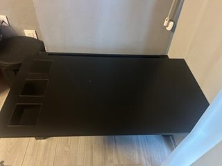 Mesa centro elevable negra