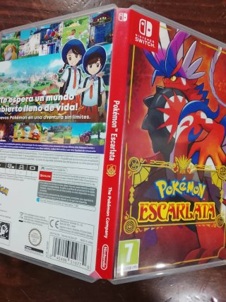 Nintendo Switch Pokémon Escarlata Caja