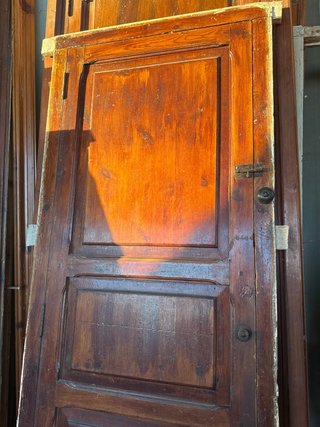 Puerta madera antigua 1 hoja