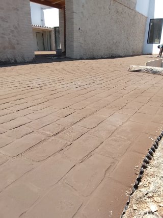 Hormigón impreso y pulido