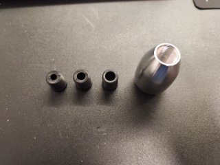 Pomo cambio 6 velocidades universal + 3adaptadores