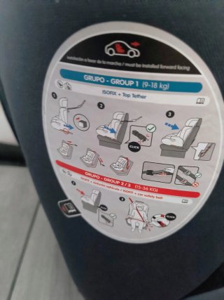 Silla coche grupo 1-3 Babyauto