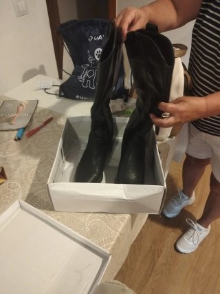 Botas altas negras mujer talla 37