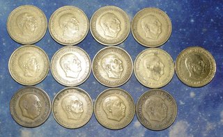 Lote 21 Monedas Peseta Franco Varios Años
