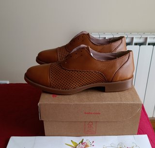 Mocasines Piel Camel Talla 37 Nuevos de 89.99€