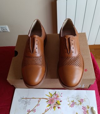 Mocasines Piel Camel Talla 37 Nuevos de 89.99€