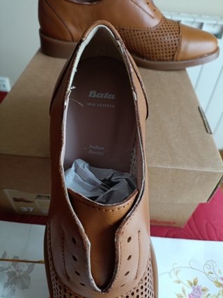 Mocasines Piel Camel Talla 37 Nuevos de 89.99€