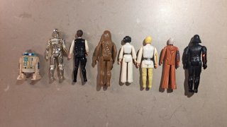 Figuras Originales Star Wars 1977