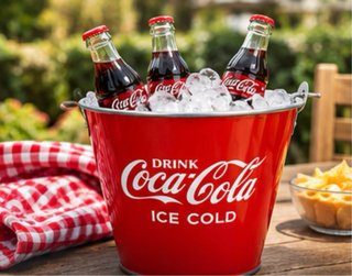 Secchiello Coca Cola Rosso