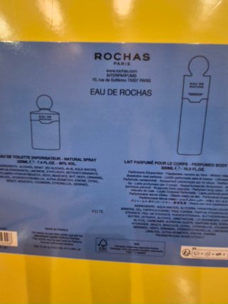 Eau de Rochas Colonia Set Azul y Amarillo