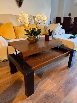 Conjunto Salón Madera Nogal/Wengué