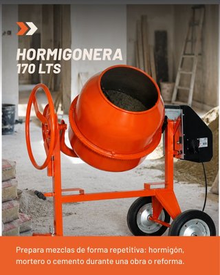 ALQUILER - Hormigonera Eléctrica 170L