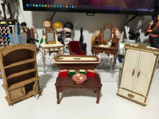 Lote Muebles Casa Muñecas Miniatura