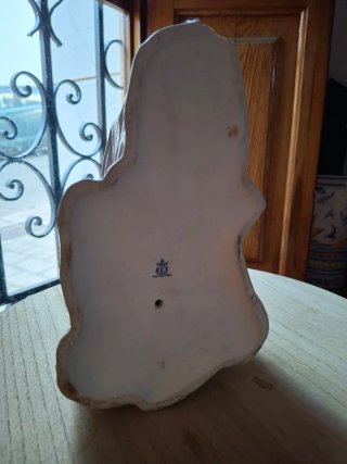 Figura Rex Valencia Porcelana Mujer Perro