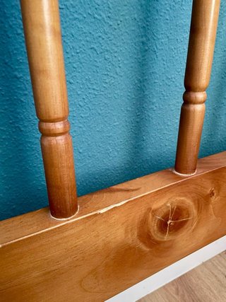 Cabecero de cama de madera 90cm