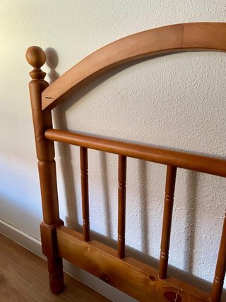 Cabecero de cama de madera 90cm