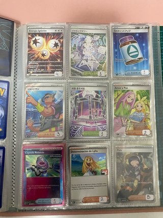 Lote Cartas Pokémon Entrenador y Energía ( 34 )