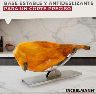 Soporte Jamonero Fackelmann INOX Basculante