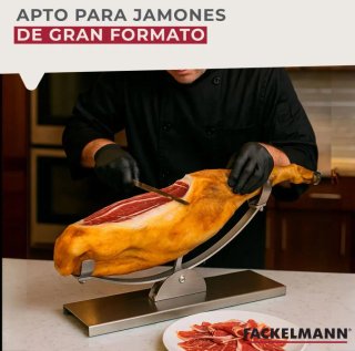 Soporte Jamonero Fackelmann INOX Basculante