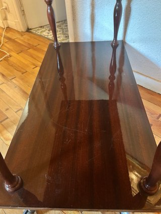 Mesa carrito auxiliar madera
