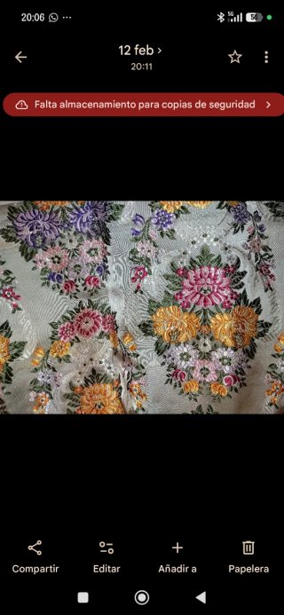 Traje de Fallera Niña Multicolor