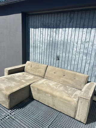 SOFA CHAISELONGUE REVERSIBLE TERCIOPELO