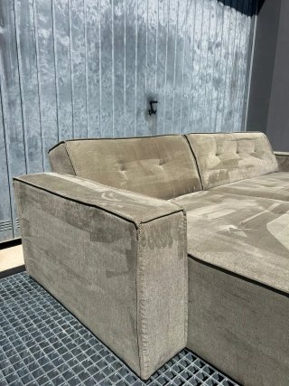 SOFA CHAISELONGUE REVERSIBLE TERCIOPELO
