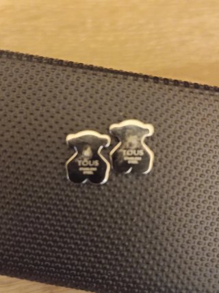 Pendientes de plata Oso Tous Multicolor