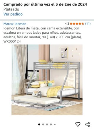 Litera Idemon Metal Extensible Plata