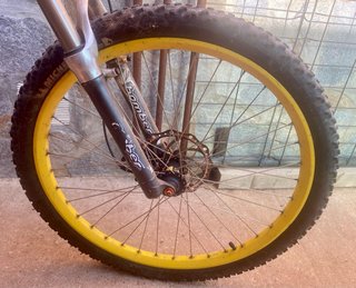 Ruote Mavic DeeMax 26" gialle Classic DH Freeride