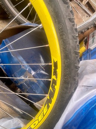 Ruote Mavic DeeMax 26" gialle Classic DH Freeride