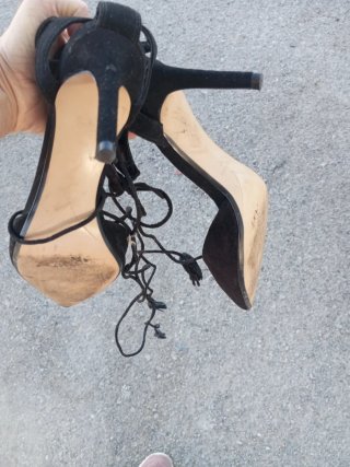 Zapatos Mango Talla 37 Negros