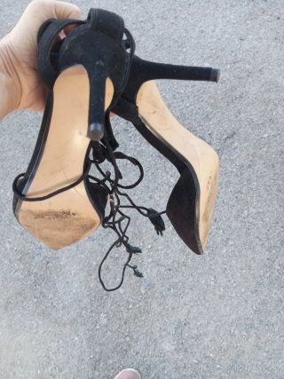 Zapatos Mango Talla 37 Negros
