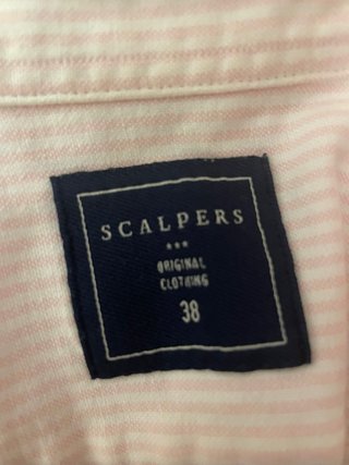 Camisa Scalpers Talla 38 Rayas Rosas