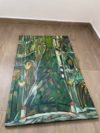 Dipinto unico Canale di Venezia acrilico ( 50x70)