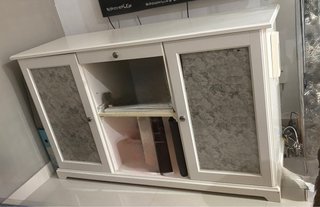 Mueble Ikea LIATORP Blanco y Gris
