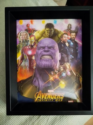 Cuadro 3D Vengadores Infinity War