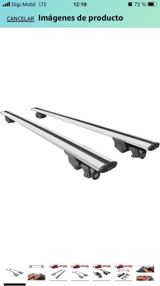 Barras / Baca de Techo Portaequipajes Hook