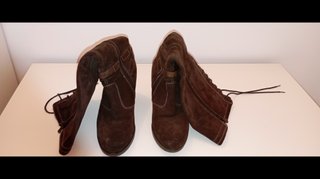 Botas altas de ante negro de Nero Giardini, talla