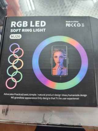 Trípode para móvil con aro de luz