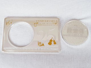 Moneda Filarmónica Viena 25 Aniversario