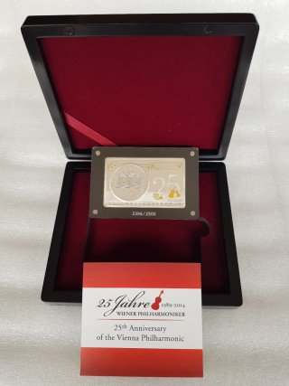 Moneda Filarmónica Viena 25 Aniversario