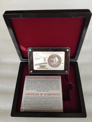 Moneda Filarmónica Viena 25 Aniversario
