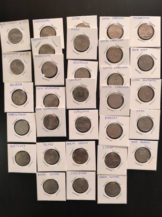 Lote Quarters Americanos Estados NEGOCIABLE