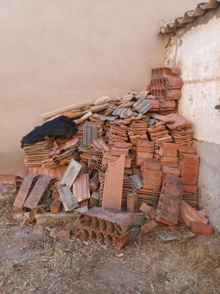 Tejas planas de barro