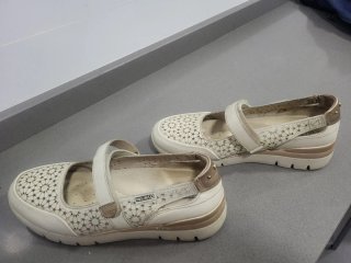Zapatos Pikolinos Mujer Talla 37 Beige/Oro