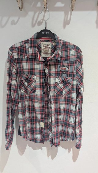 Camisa cuadros Salsa Talla S