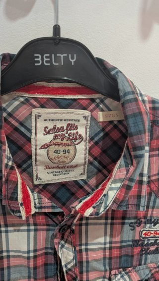 Camisa cuadros Salsa Talla S