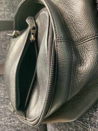 Bandolera Coach Negra Hombre