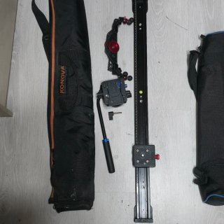 Videocámara Canon Negra con Accesorios